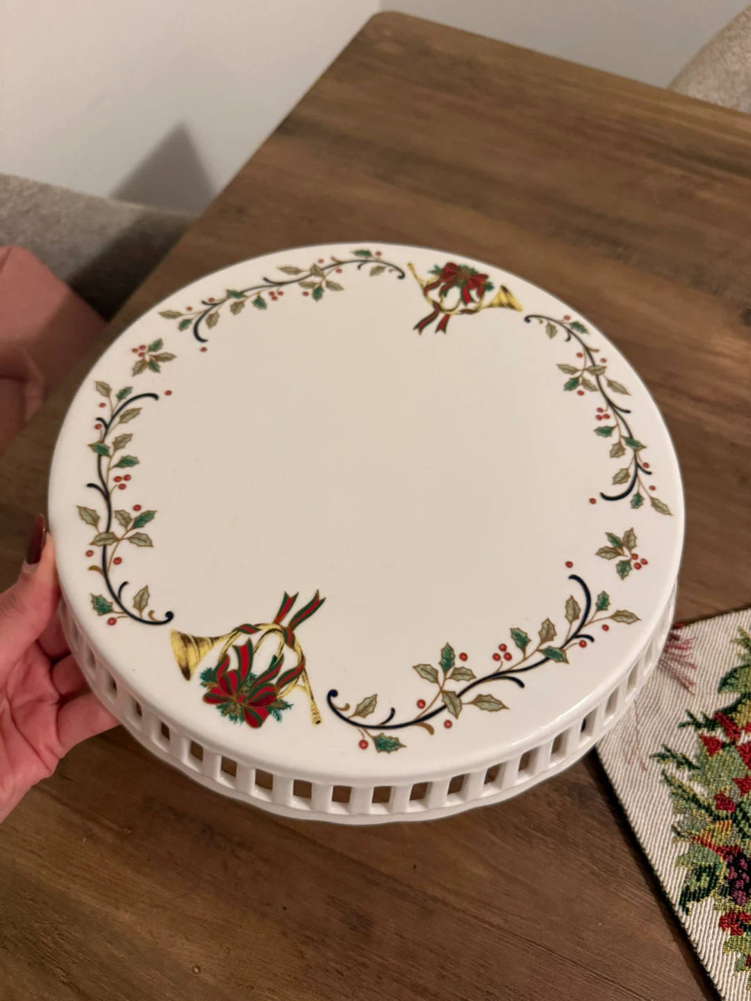 Christmas Holiday Cake Stand - photo 2