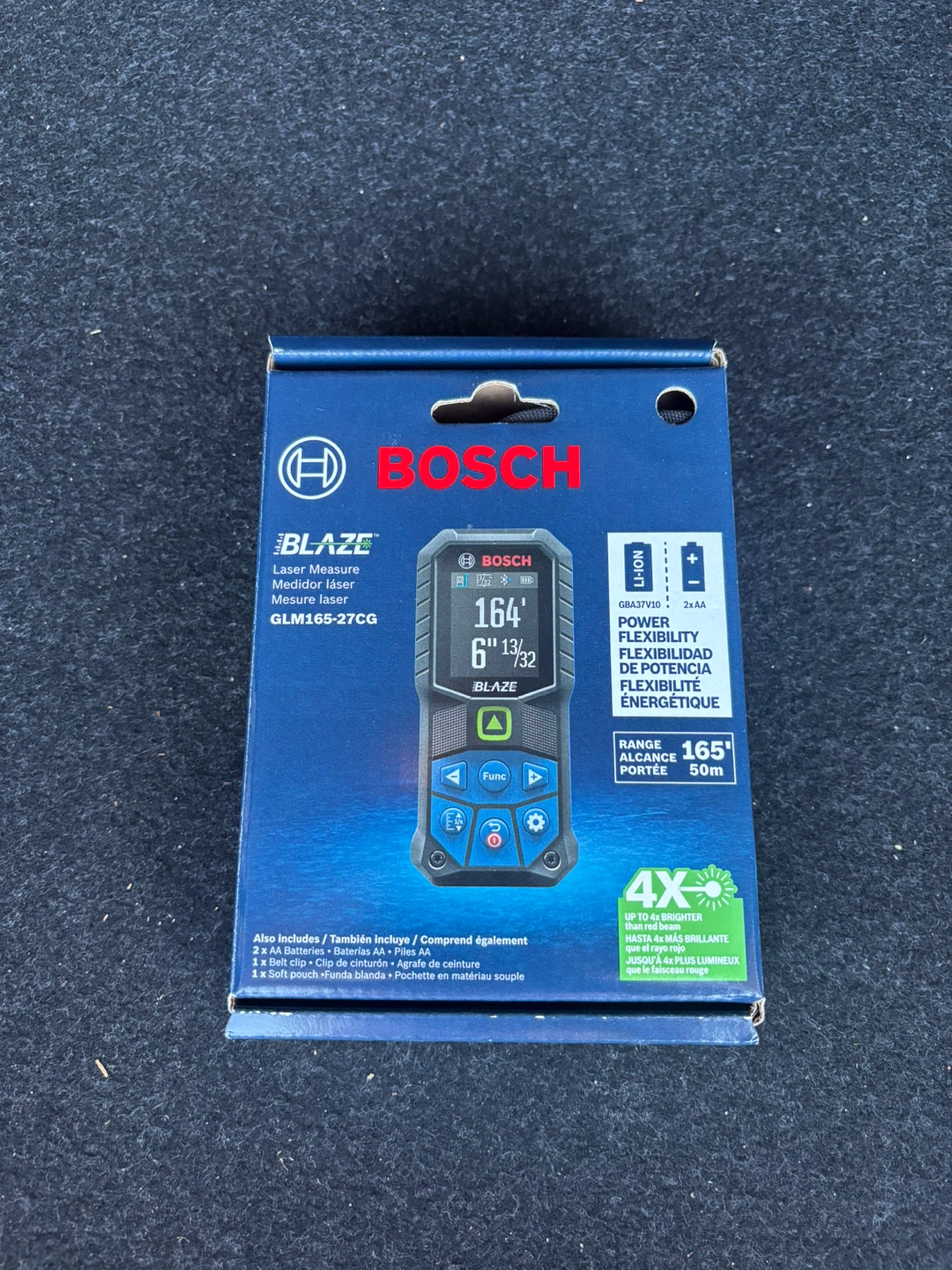 Bosch BLAZE GLM165-27CG Laser Measure