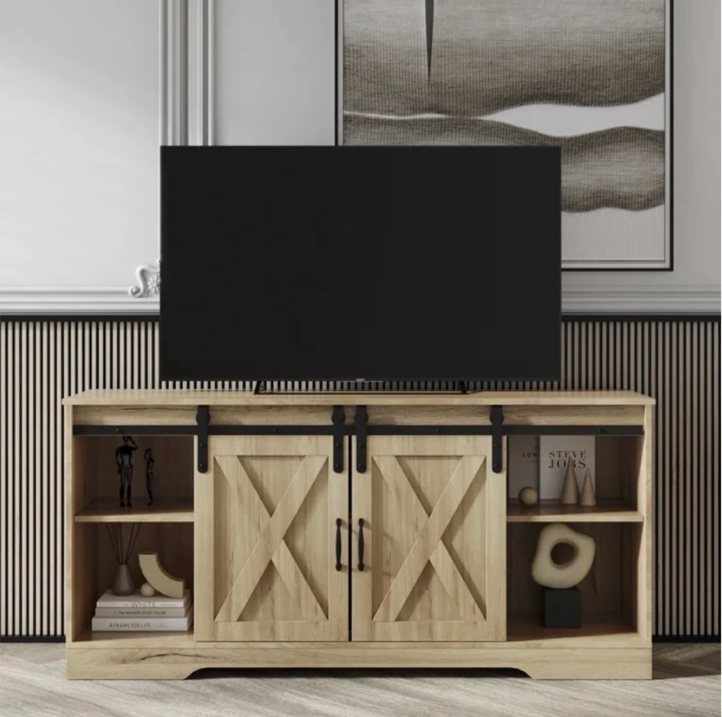 TV Stand, 60 Inch, Console, Storage Cabinet