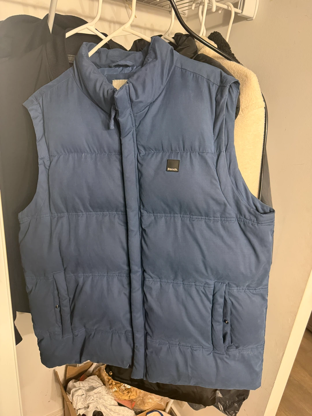 Bench Blue Puffer Vest
