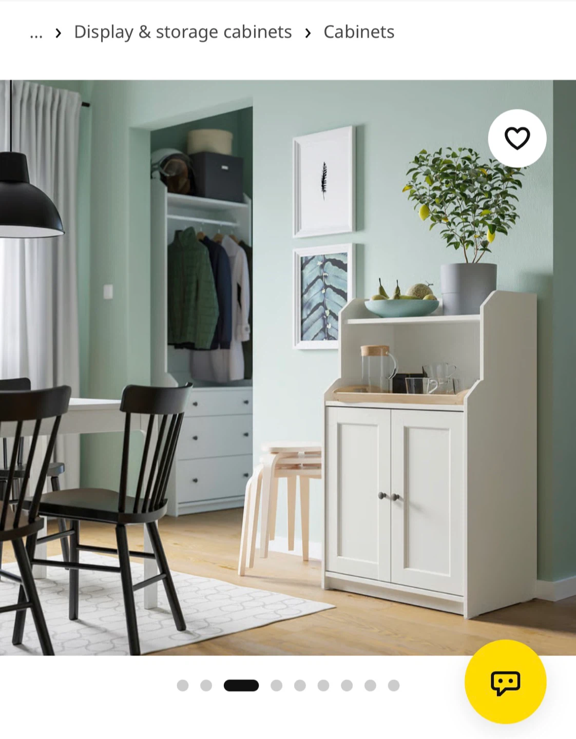 IKEA cabinet with doors and shelf - photo 2