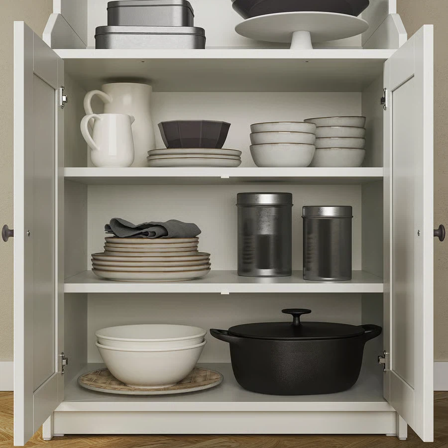 IKEA cabinet with doors and shelf - photo 4