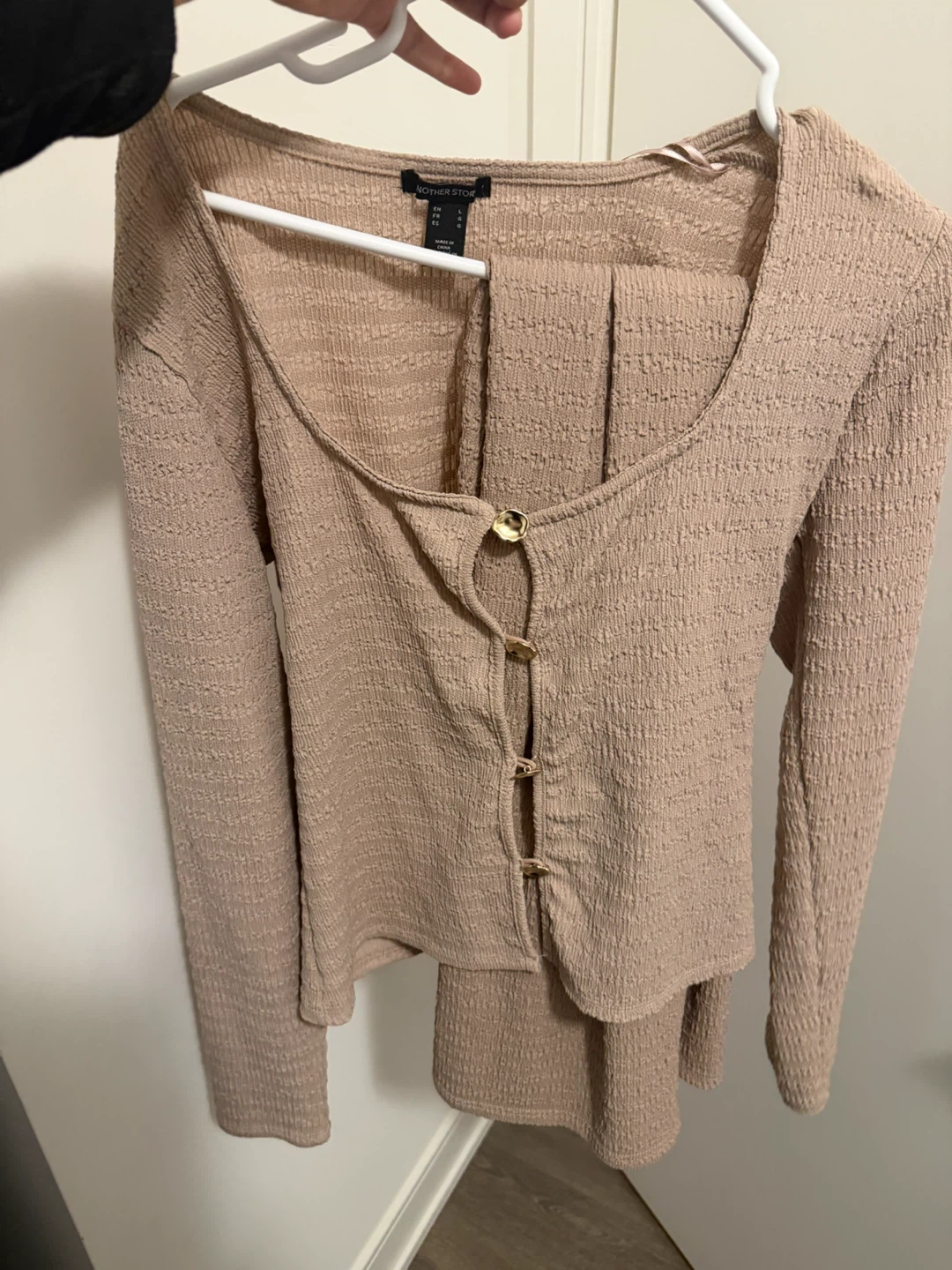 Nother Story beige long-sleeve set