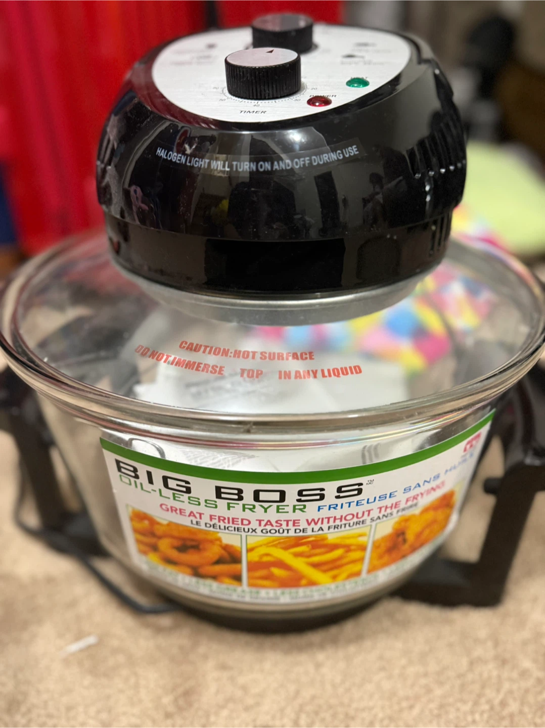 Big Boss Oil-Less Fryer - photo 2
