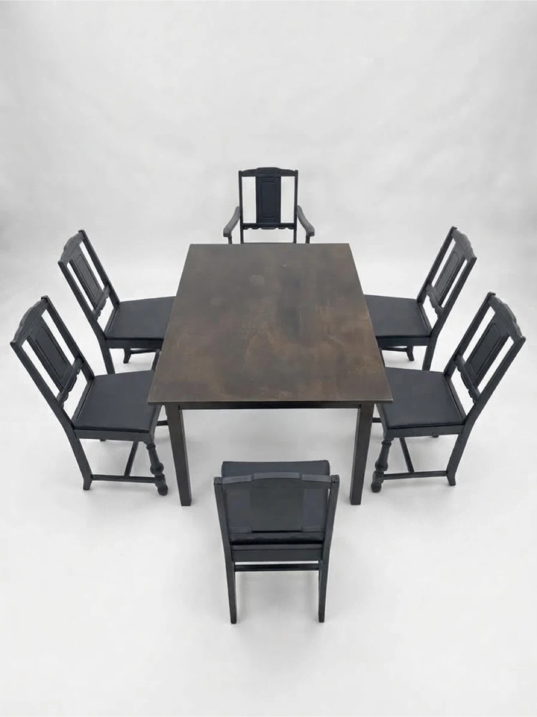 7-Piece Wooden Dining Table and Chairs Set