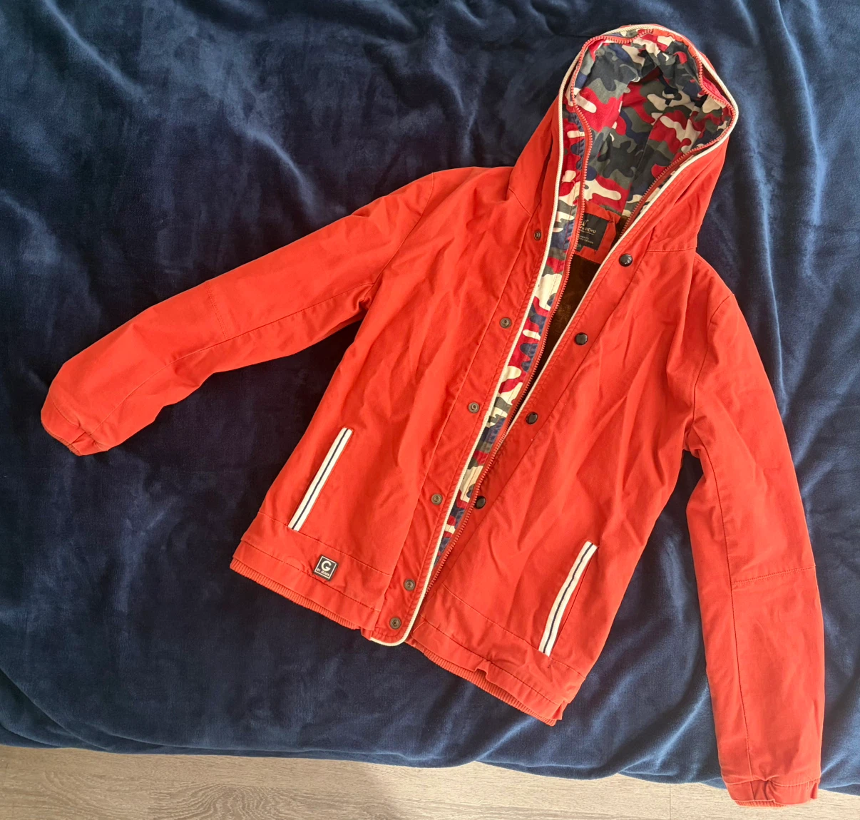 Orange Hooded Jacket - photo 2