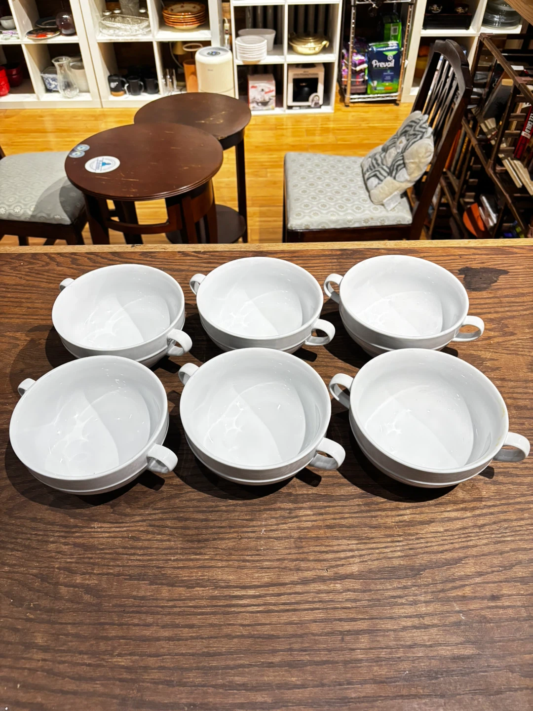 Set of 6 Canopy White Soup Bowls