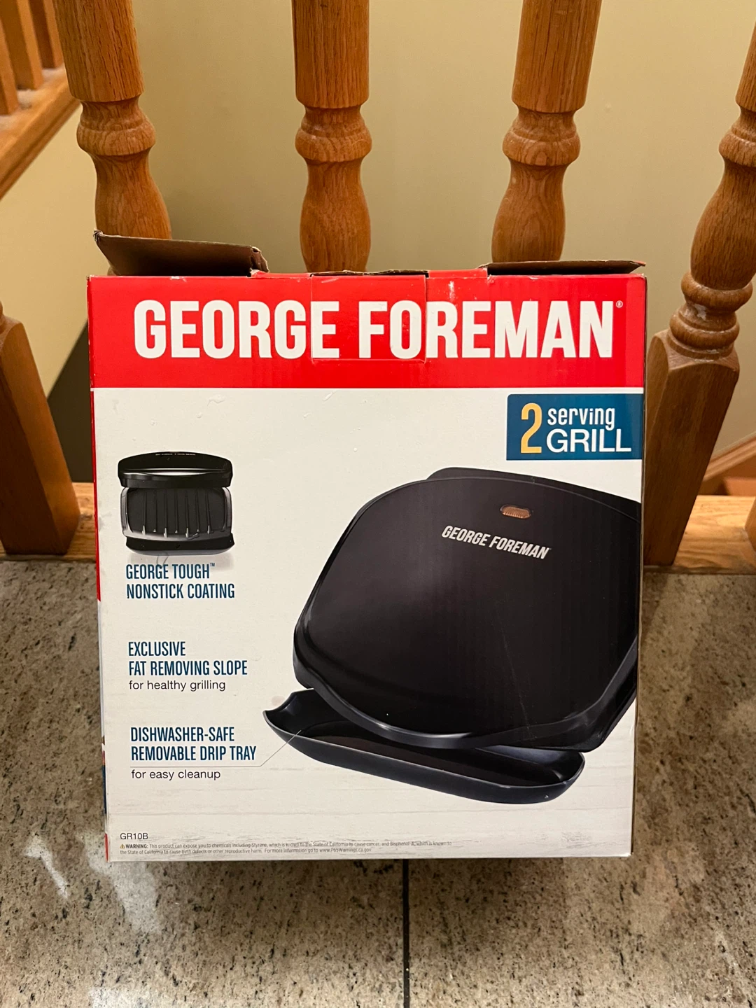 *NEW* George Foreman 2 Serving Grill GR10B - photo 2