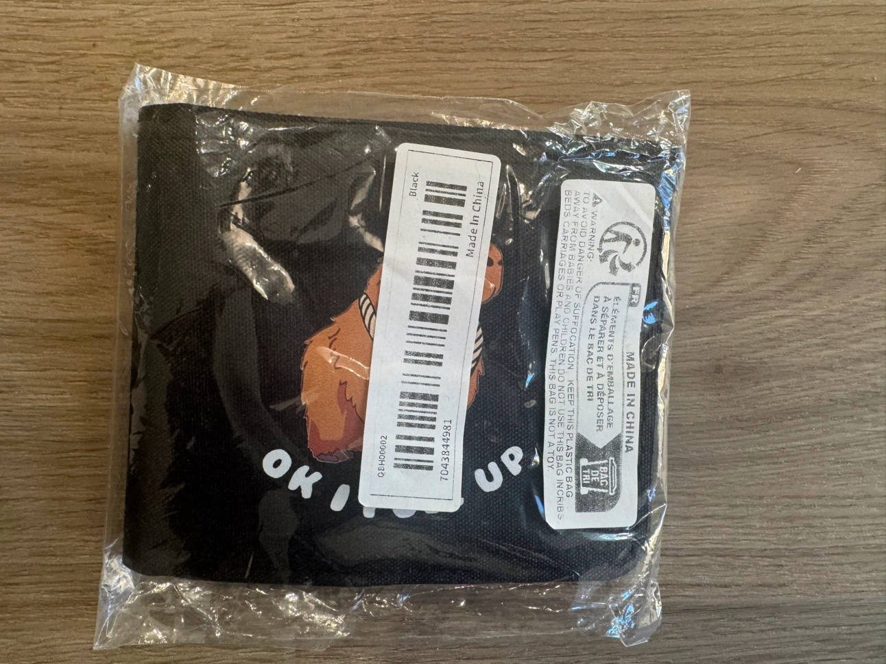 Capy “OK I Pull Up” - Black Bifold Meme Wallet - photo 2