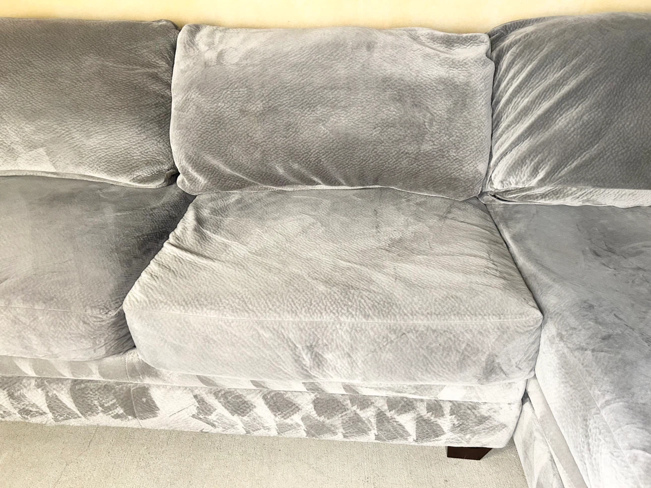 DELIVERY AVAILABLE! GREY MICROFIBER SECTIONAL FOR $600! - photo 4