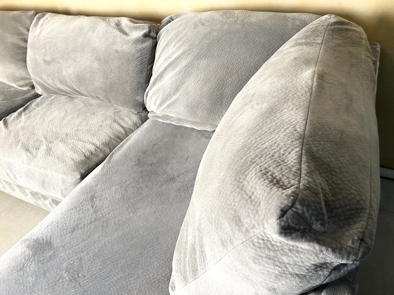 DELIVERY AVAILABLE! GREY MICROFIBER SECTIONAL FOR $600! - photo 5