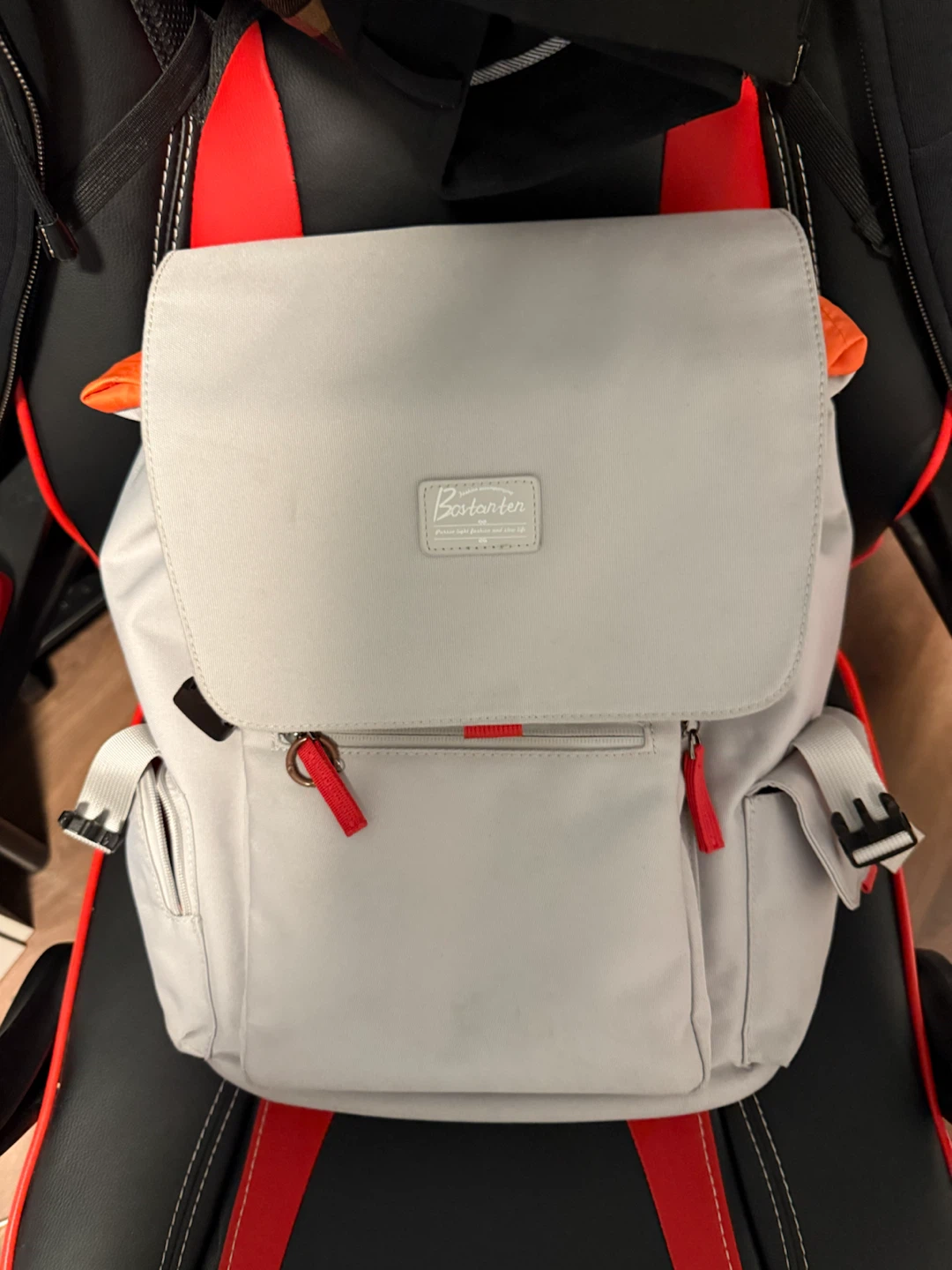 Bostanten Backpack Grey and Orange