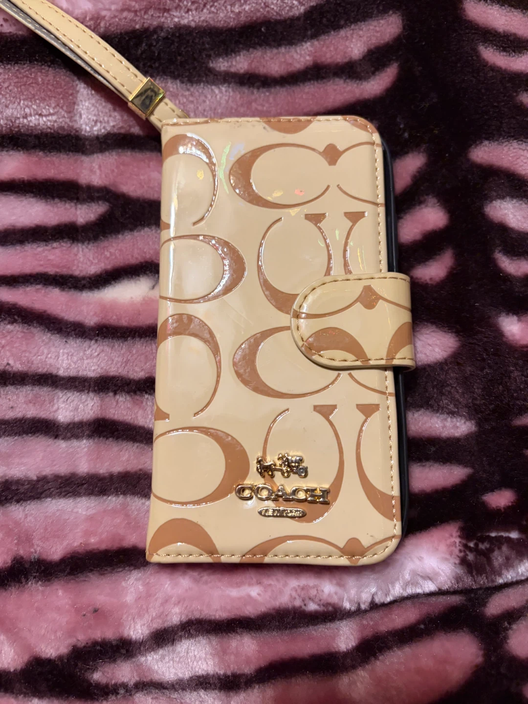 Coach Signature Phone Case Folio