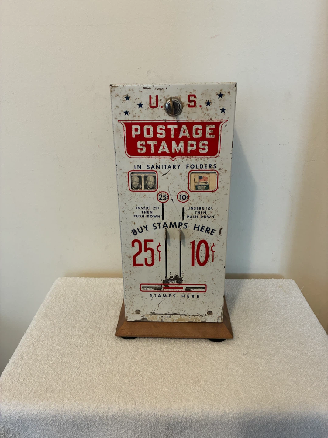 Vintage U.S. Postage Stamp Vending Machine