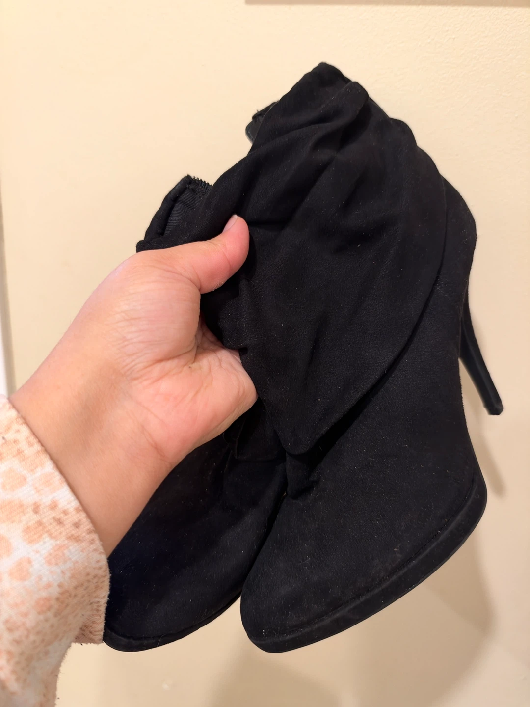 Jennifer Lopez Stiletto Suede Ankle Boots - Size 8