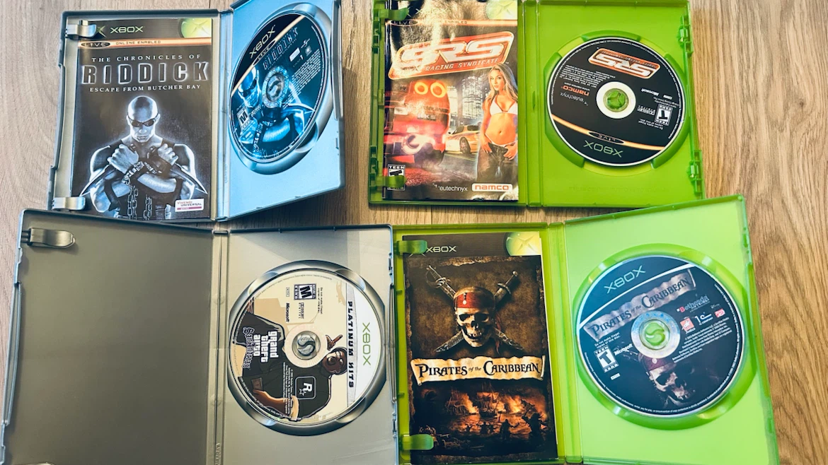 Original Xbox Games Bundle – GTA San Andreas, Riddick, SRS - photo 3