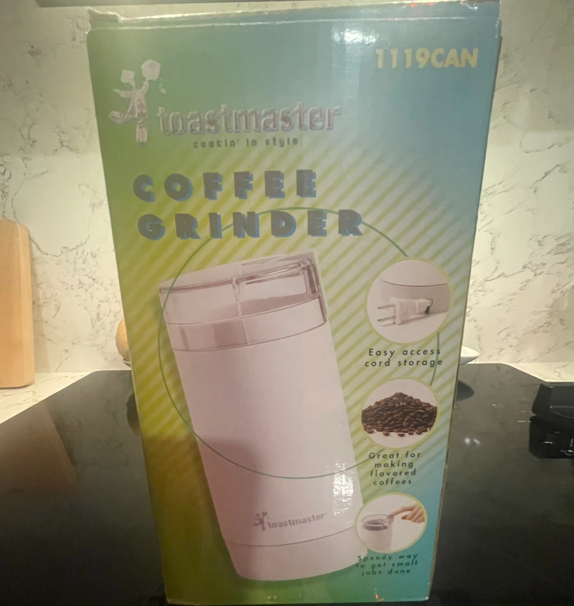 Brand New Toastmaster Electric Coffee & Spice Grinder 1119CAN