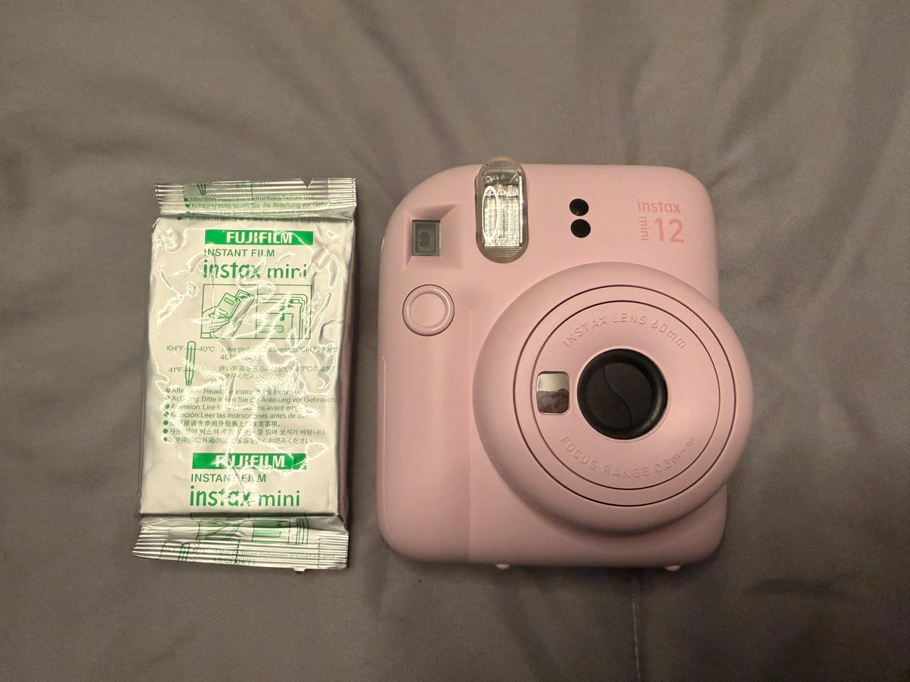 Fujifilm Instax Mini 12 Pastel Pink Camera