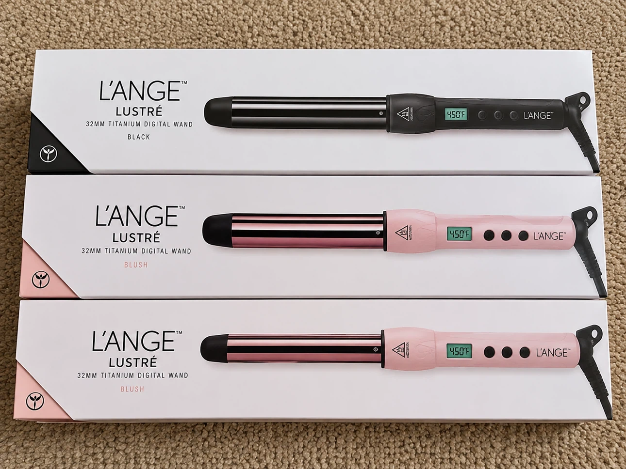BRAND NEW L’ANGE CURLING WANDS – 25MM & 32MM – $25 QUICK SALE!