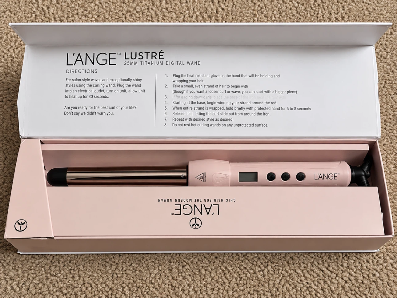BRAND NEW L’ANGE CURLING WANDS – 25MM & 32MM – $25 QUICK SALE! - photo 2