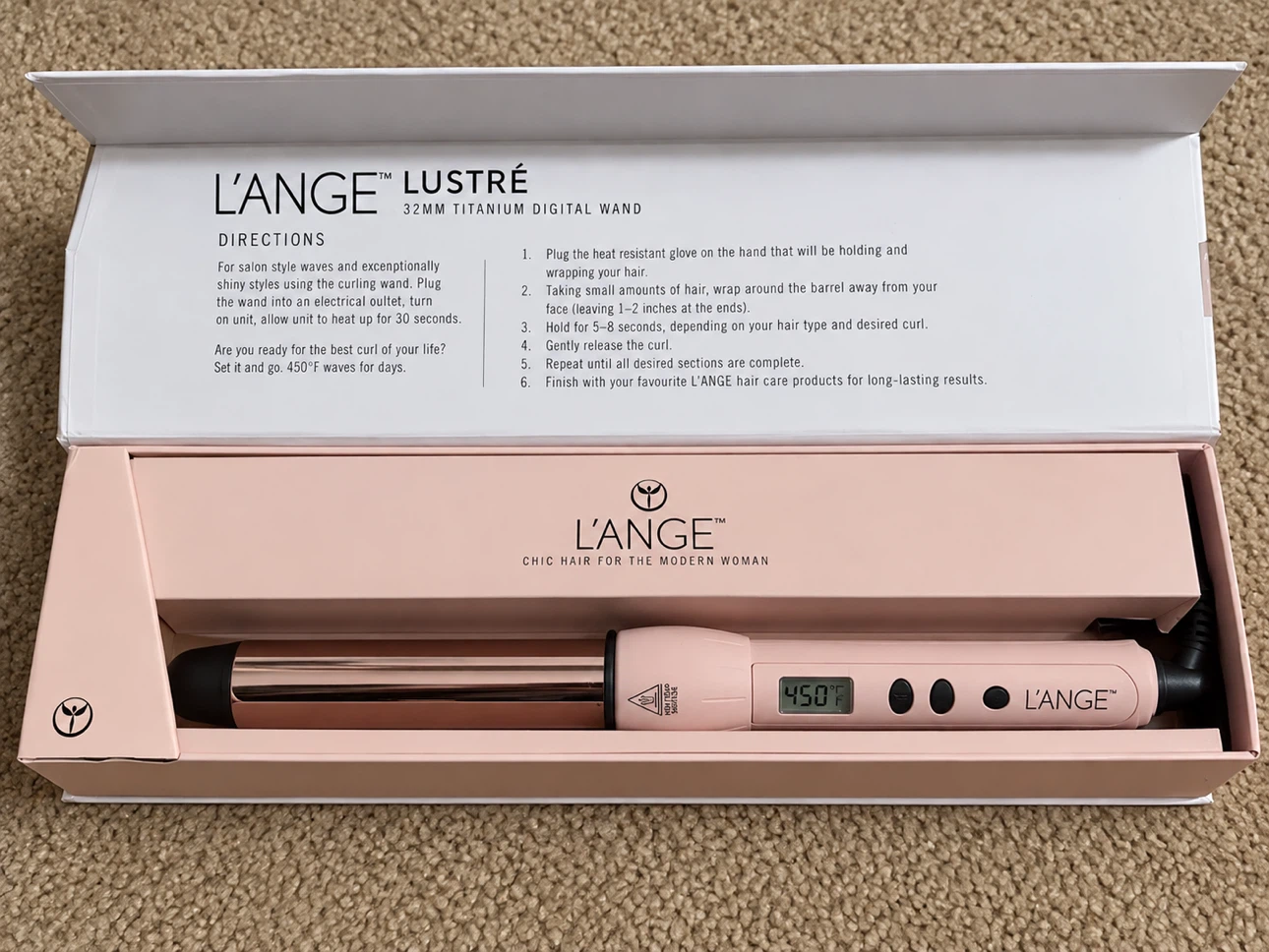 BRAND NEW L’ANGE CURLING WANDS – 25MM & 32MM – $25 QUICK SALE! - photo 4