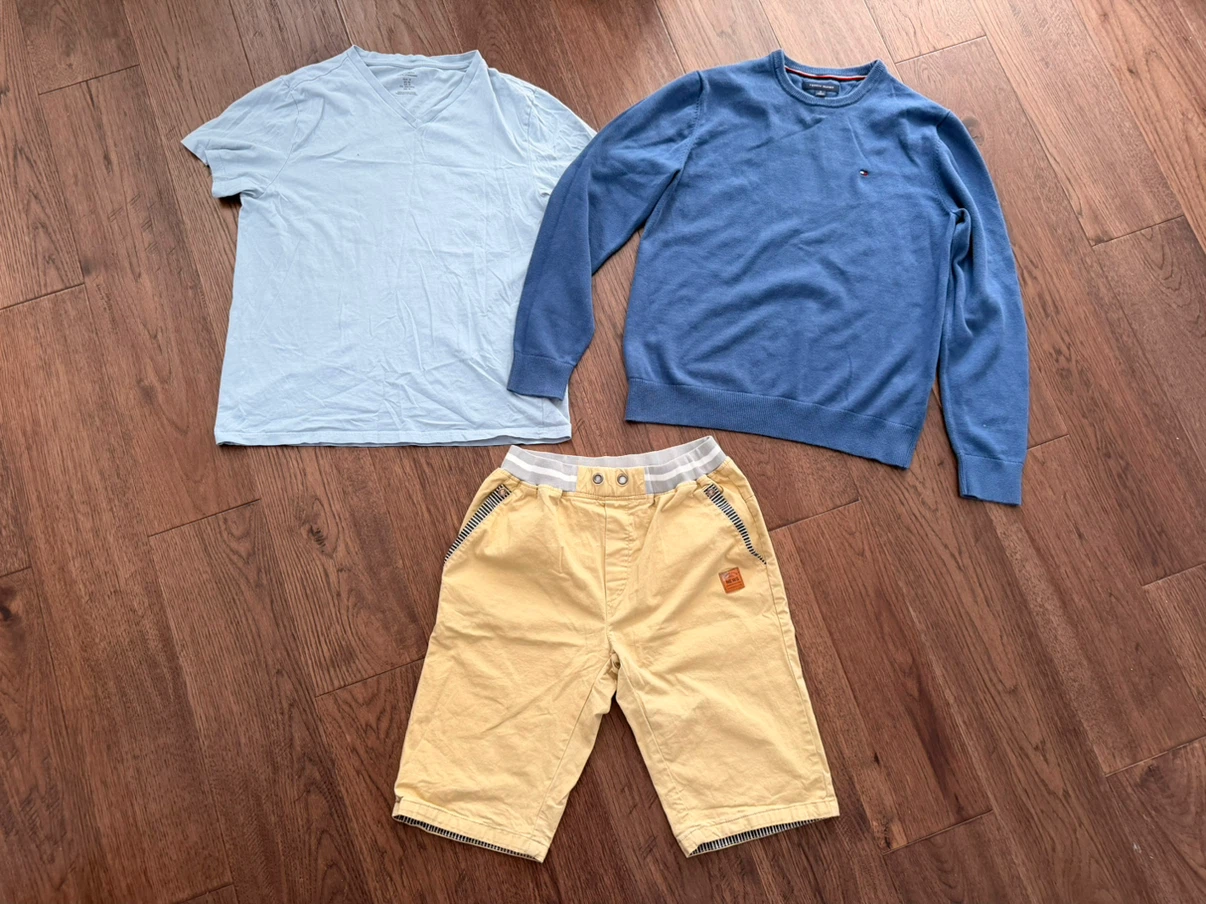 $10 for everything!! Tommy Sweater, tshirt and shorts bundle