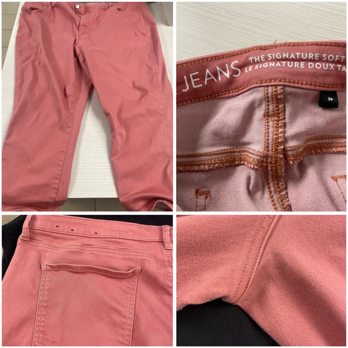 🔥3 for $6🔥 3 pairs of plus cropped pants (good- fair condition*) - photo 2