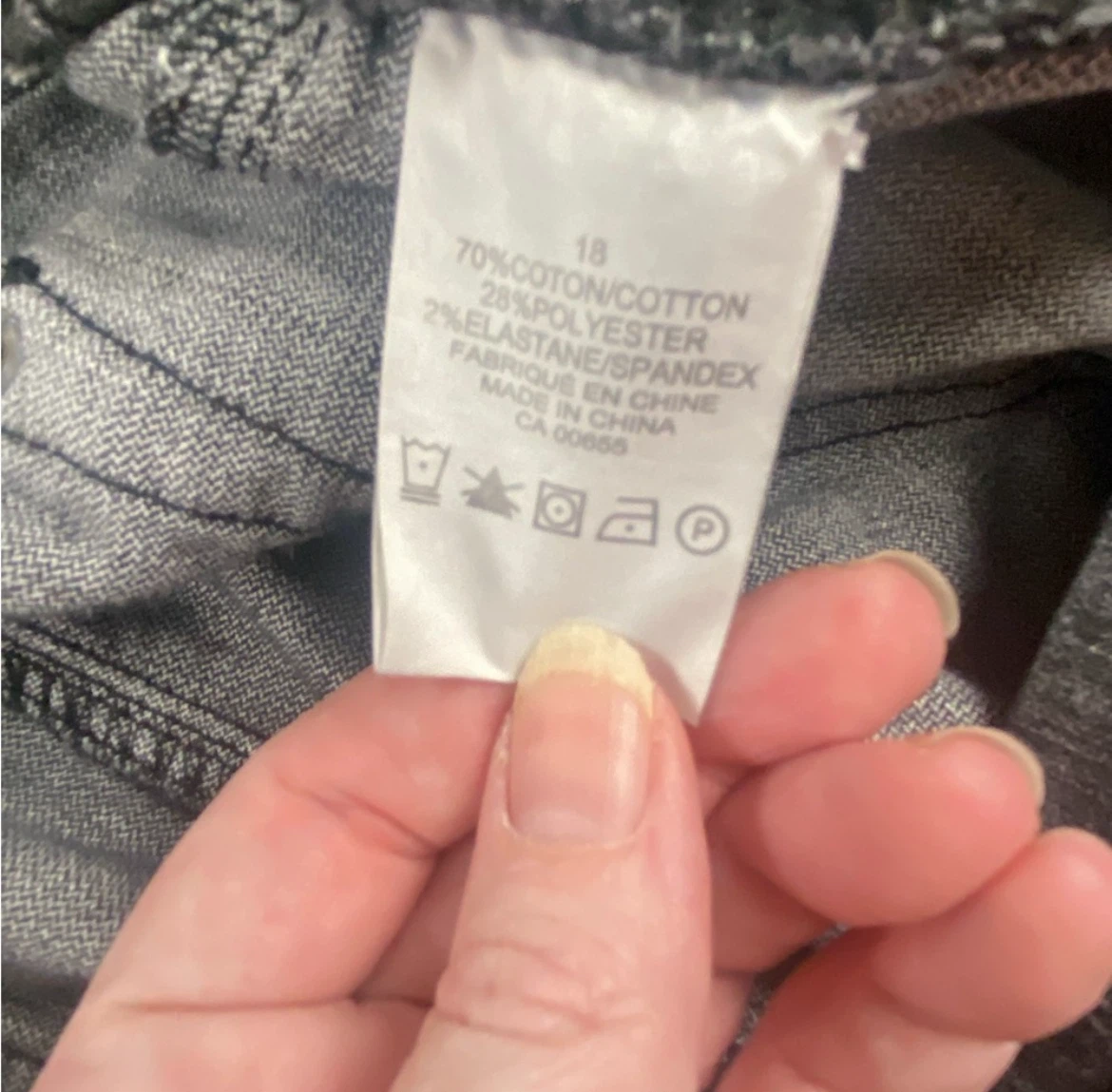 🔥3 for $6🔥 3 pairs of plus cropped pants (good- fair condition*) - photo 5