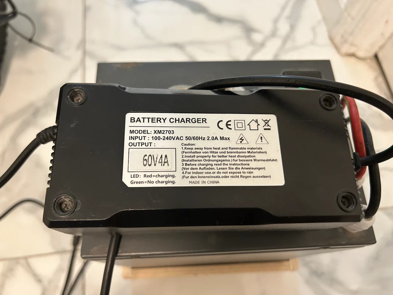 60V Lithium Battery Pack with Charger - photo 3