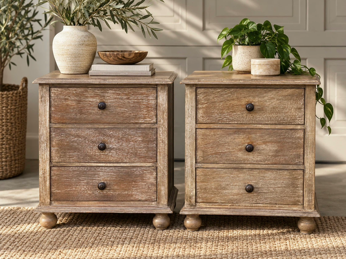 RESTORATION HARDWARE–INSPIRED NIGHTSTANDS |SET OF 2