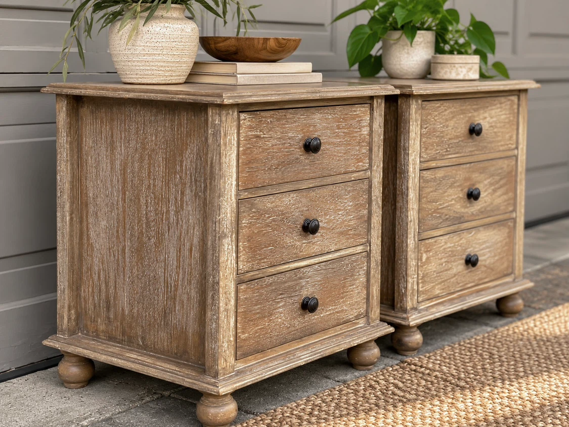 RESTORATION HARDWARE–INSPIRED NIGHTSTANDS |SET OF 2 - photo 2