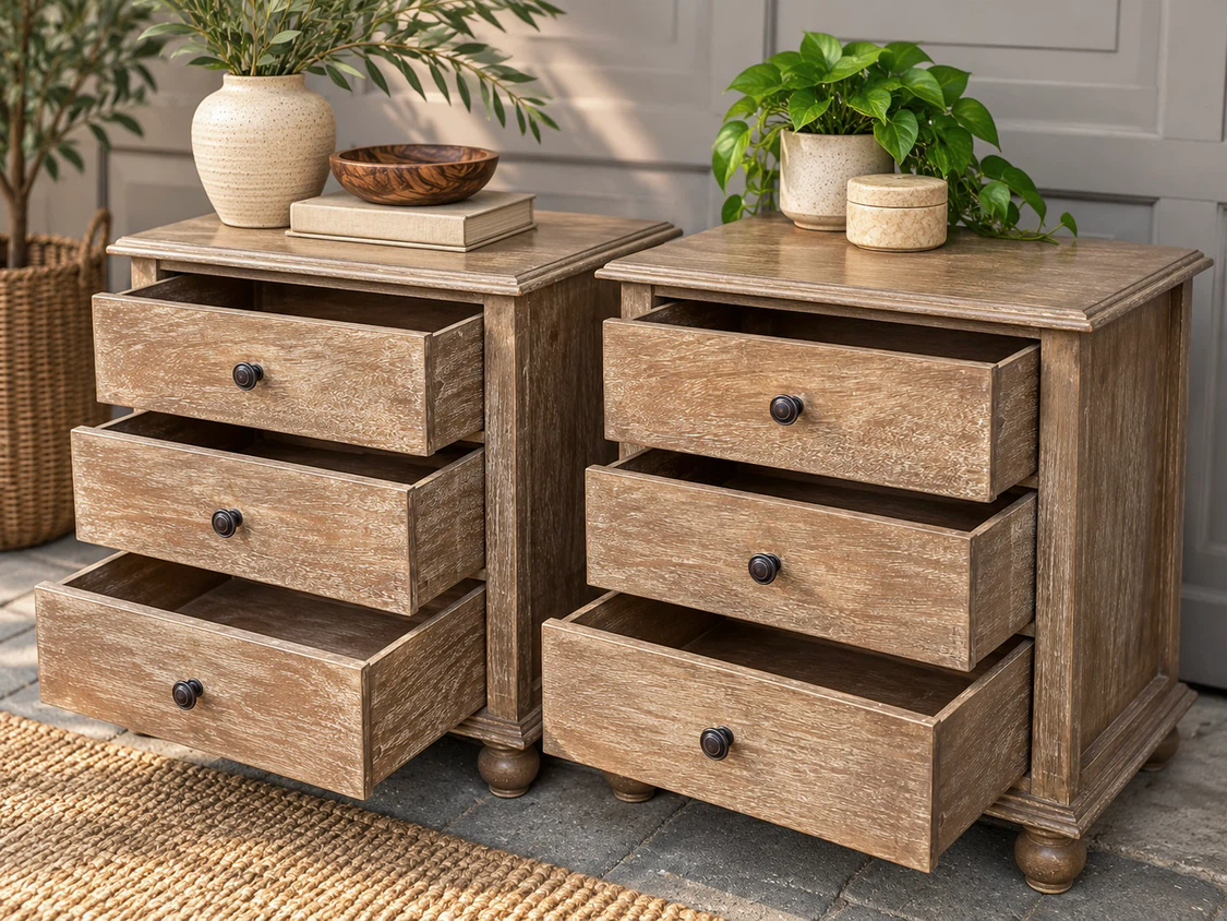 RESTORATION HARDWARE–INSPIRED NIGHTSTANDS |SET OF 2 - photo 3
