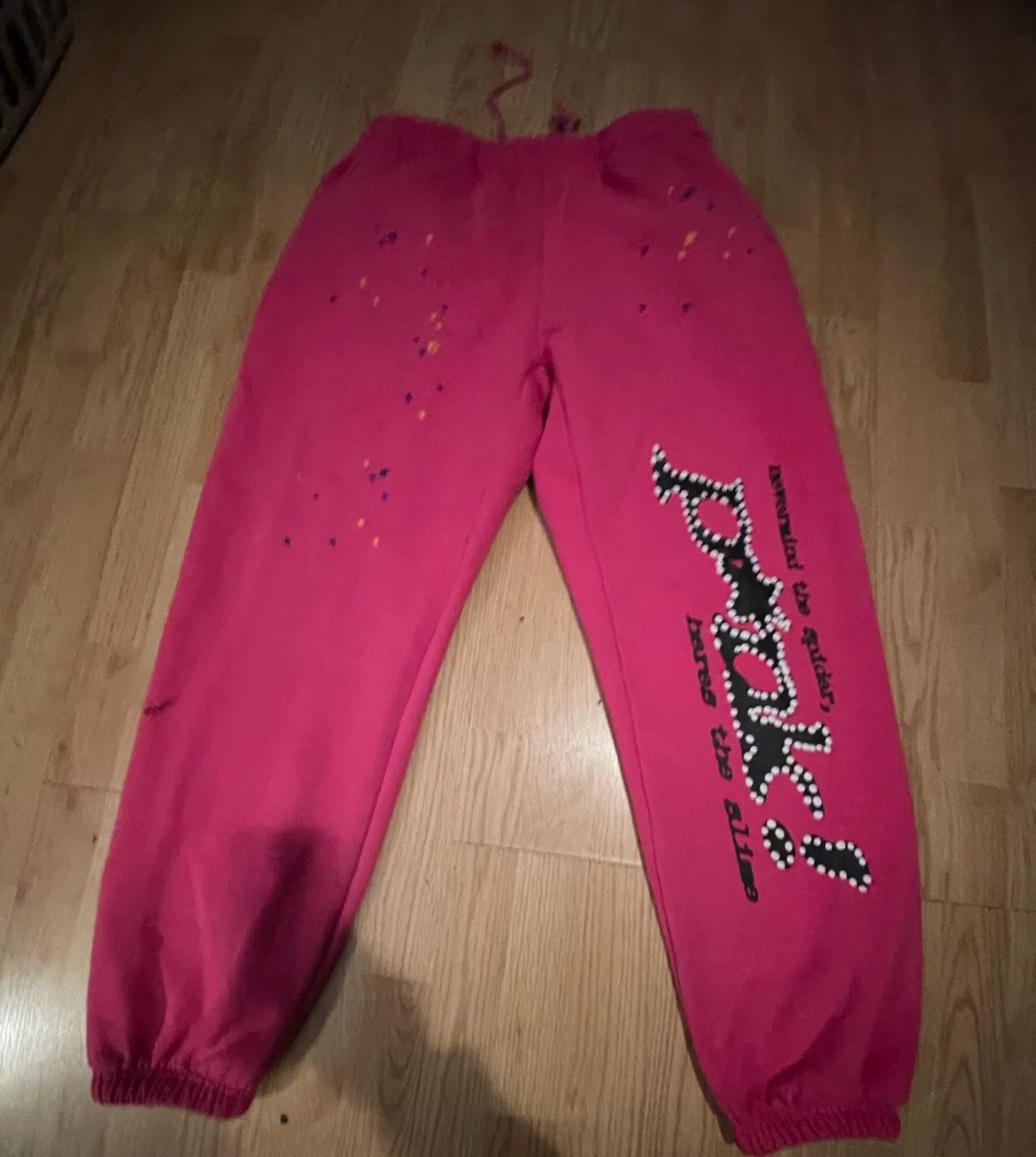 Pink SP5DER Sweatpants