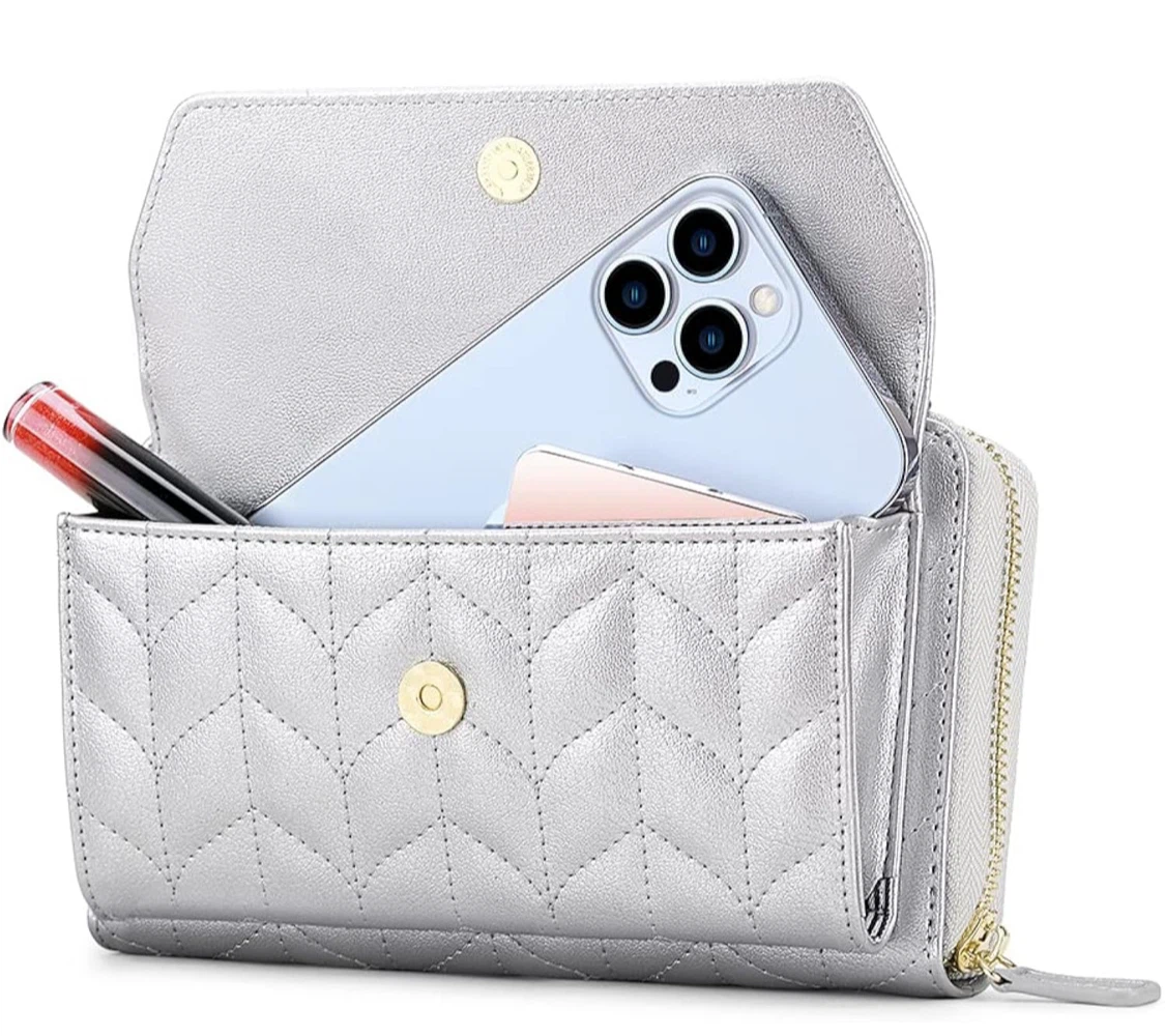 Nuoku Silver All-in-One RFID Wristlet Purse - photo 5
