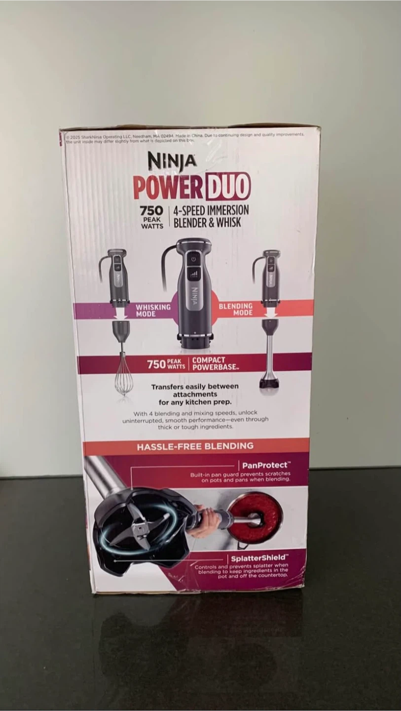 Ninja PowerDuo Immersion Blender & Whisk – Brand New! - photo 2