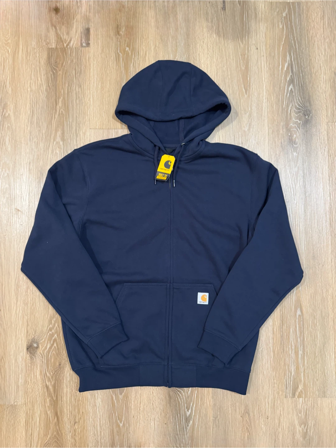 Carhartt Mens Dark Navy Hoodie Size Large