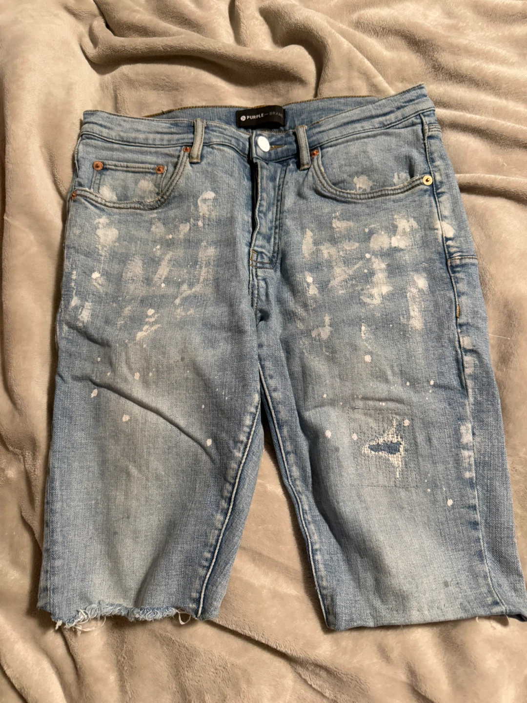 Purple Brand Slim Fit jorts