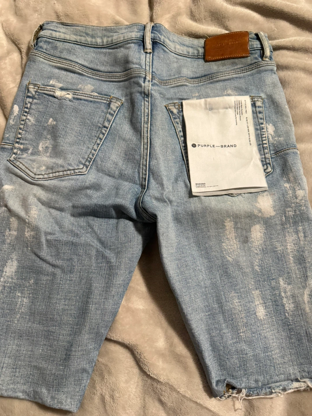 Purple Brand Slim Fit jorts - photo 3