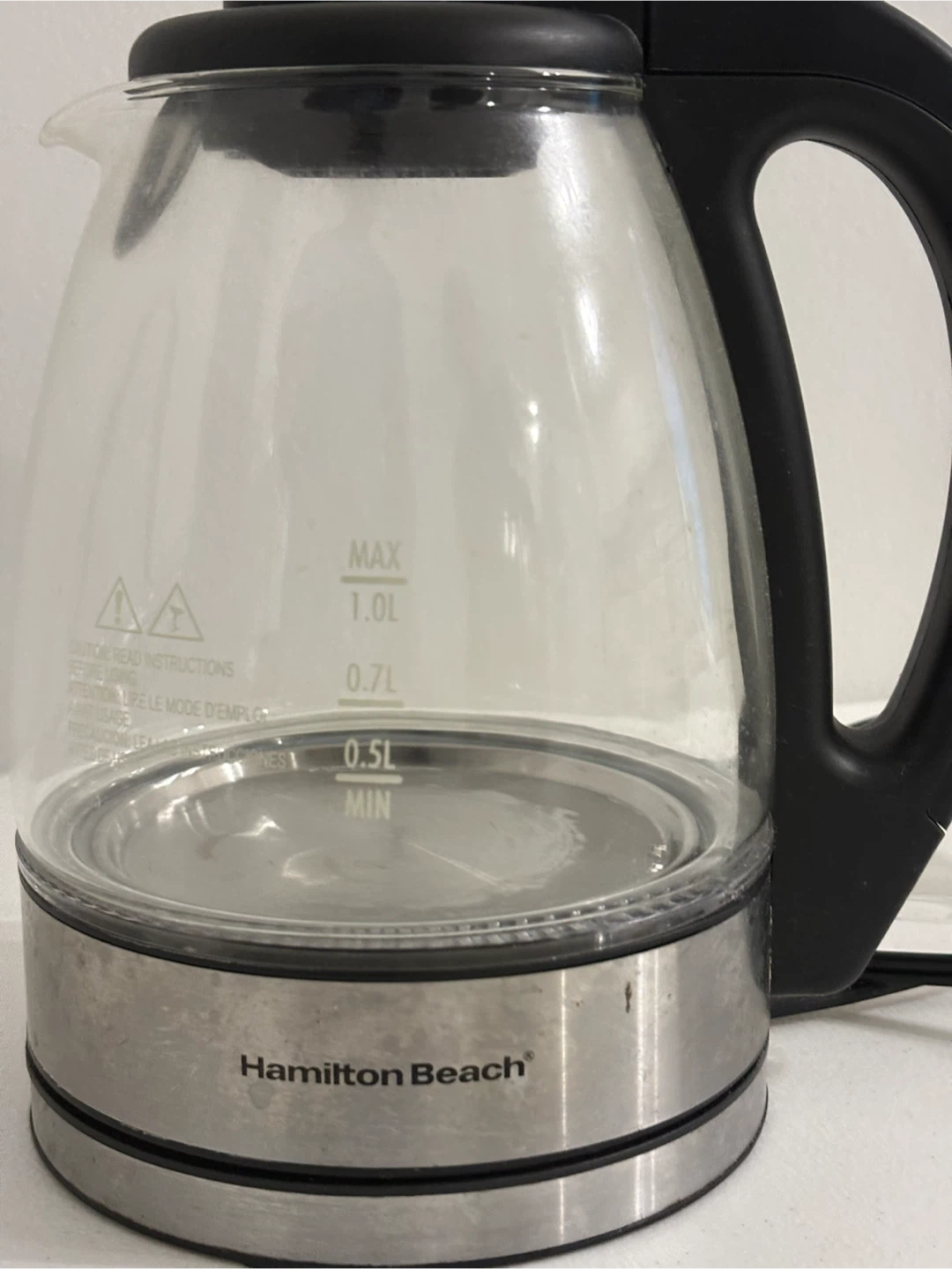 Hamilton Beach 1.0L Glass Electric Kettle