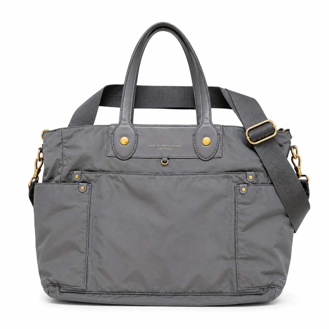 Marc by Marc Jacobs Grey Nylon Tote Bag