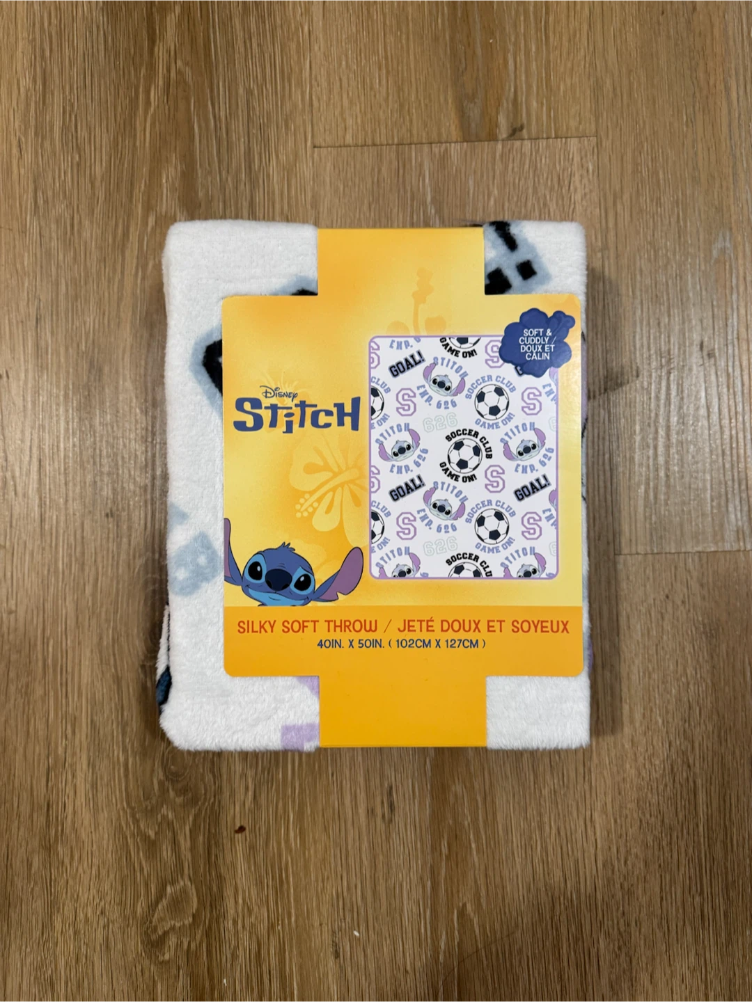 Disney Stitch Silky Soft Travel Throw