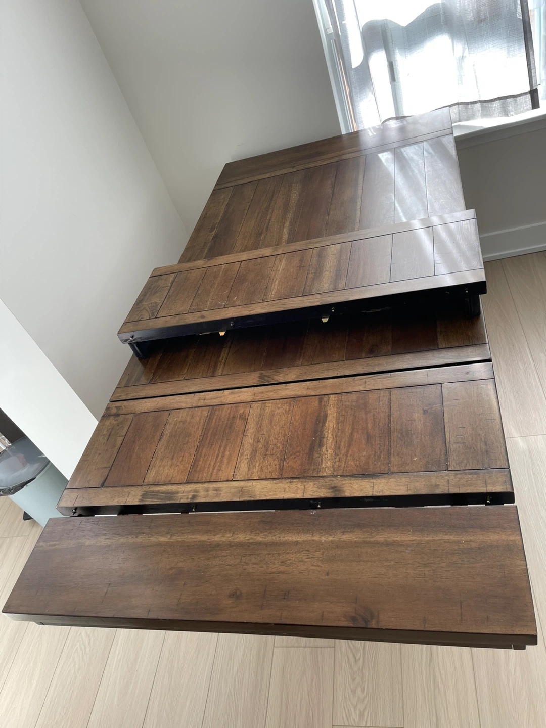 Extendable Solid Wood Dining Table - photo 3