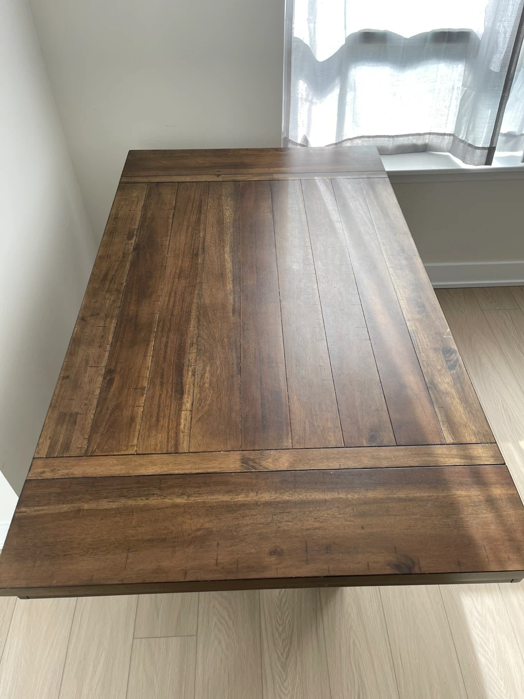 Extendable Solid Wood Dining Table - photo 5