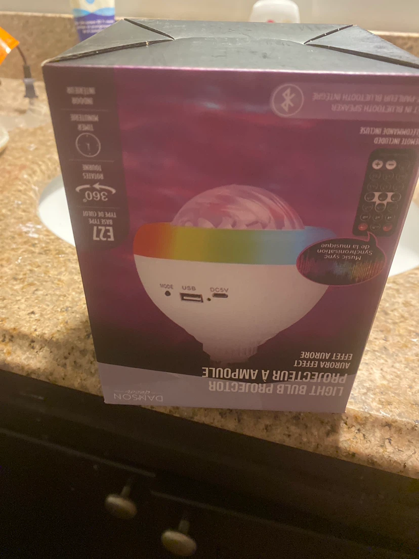 Damson Decor Light Bulb Projector