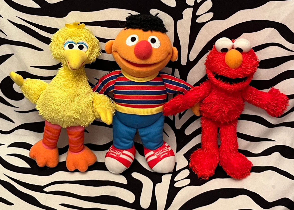 ♥️ Lot of 3 Sesame Street Plush Toys ♥️ - photo 2
