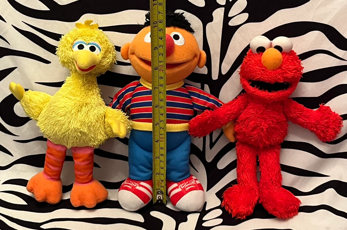♥️ Lot of 3 Sesame Street Plush Toys ♥️ - photo 3