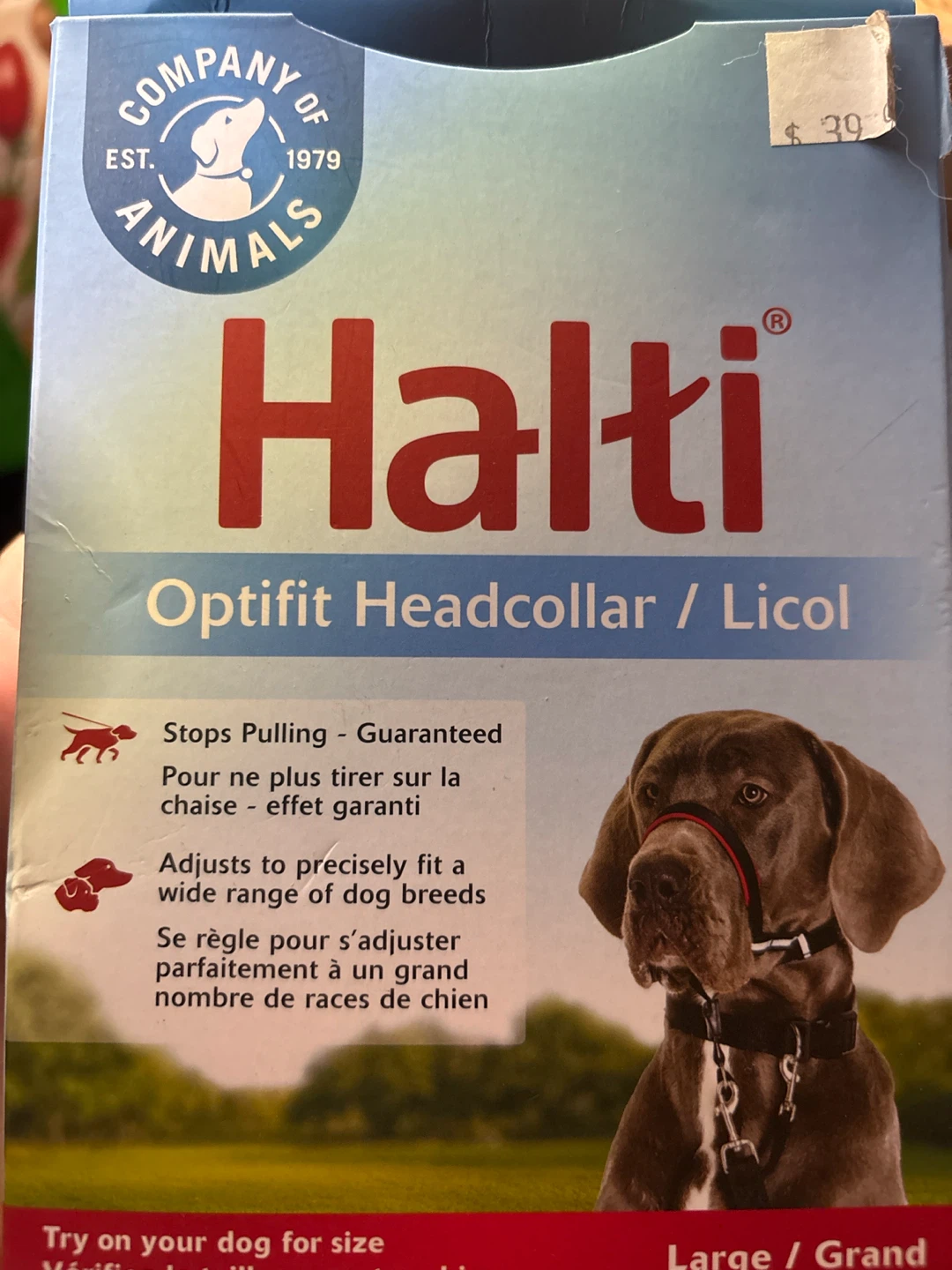 Company of Animals Halti Optifit Headcollar Large