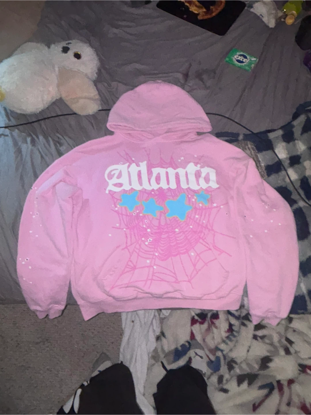 Pink Atlanta Graphic Hoodie