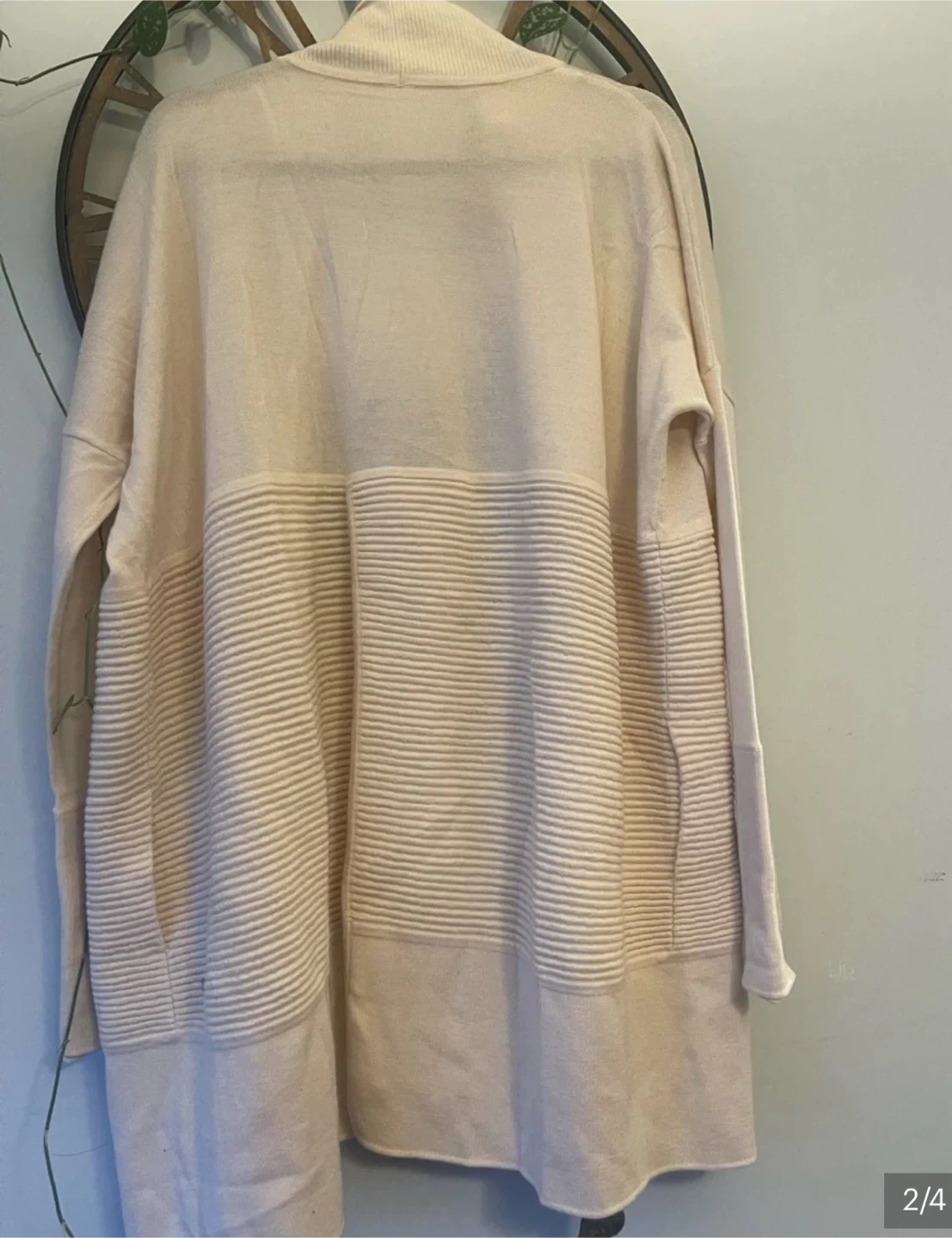 Lululemon sit in lotus wrap sweater cardigan merino wool - photo 2