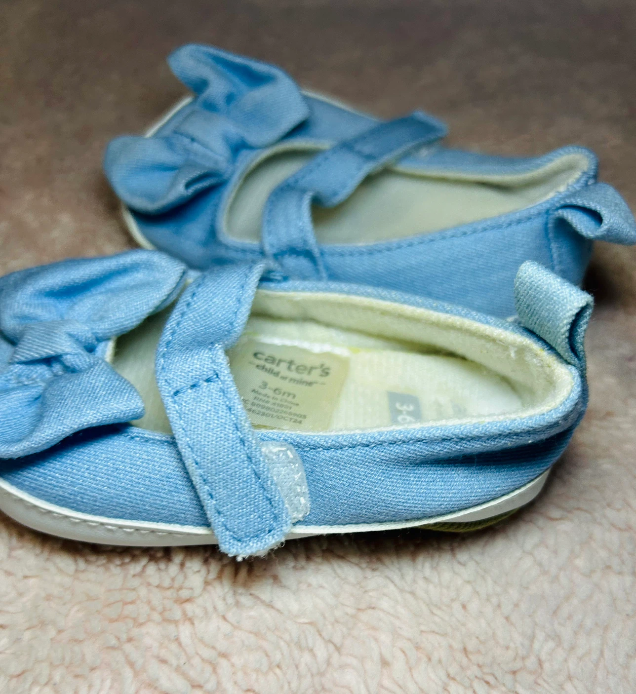 Carter's Child of Mine Baby Shoes 3-6m - photo 3